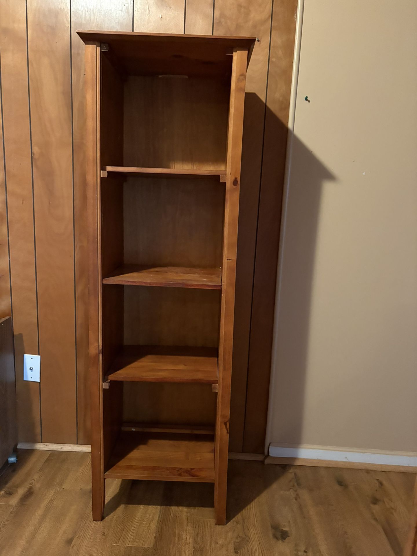 Slim Wooden Bookcase