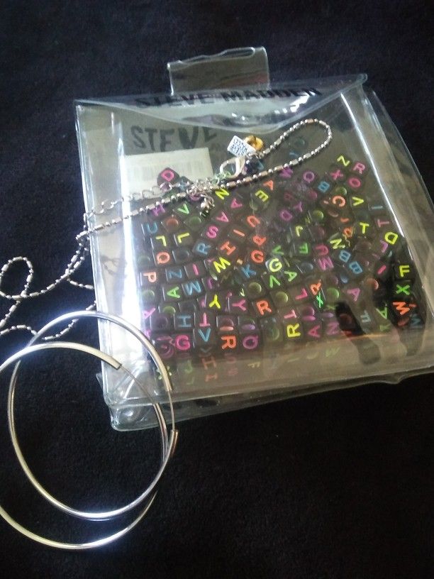 Letters Earrings