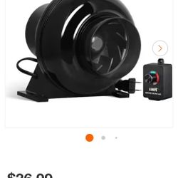 4" In Line Fan