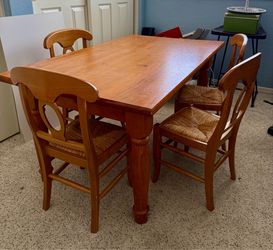 Vintage Pottery Barn Kids Table and 4 Chairs