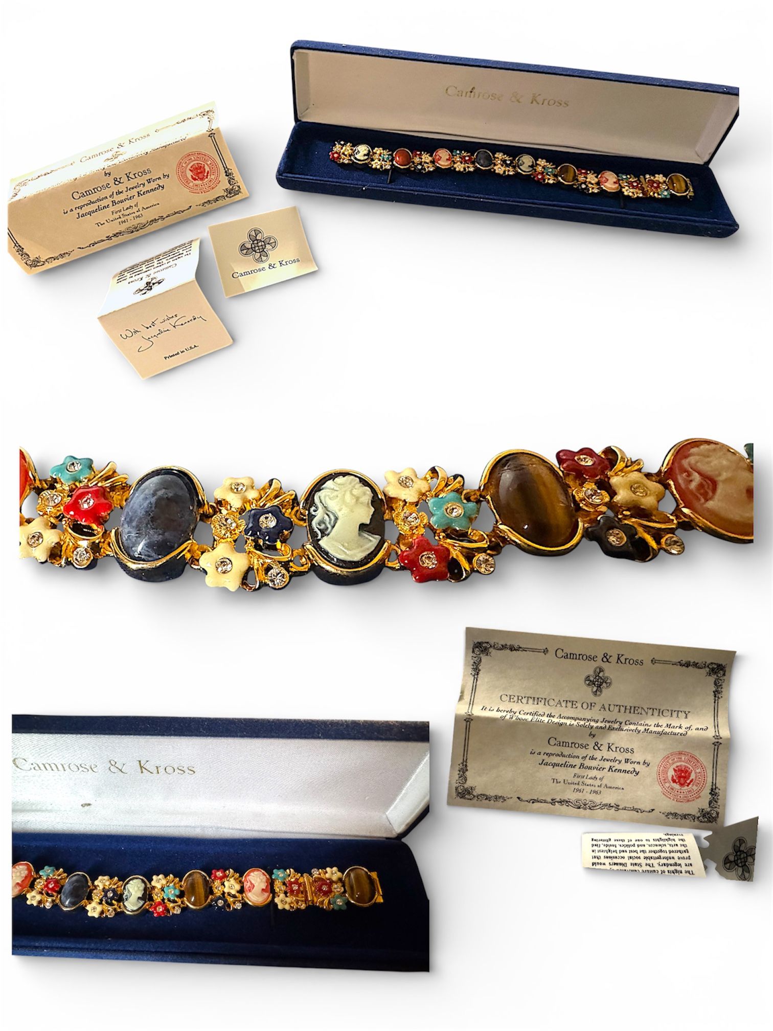 Camrose & Kross Jacqueline Kennedy reproduction bracelet