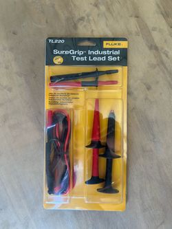 Fluke TL220 SureGrip Industrial Test Lead Set