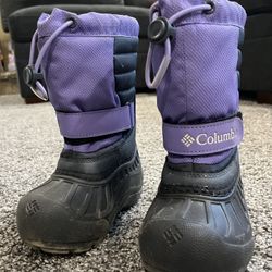 Little Kid Purple Columbia Snow Boots
