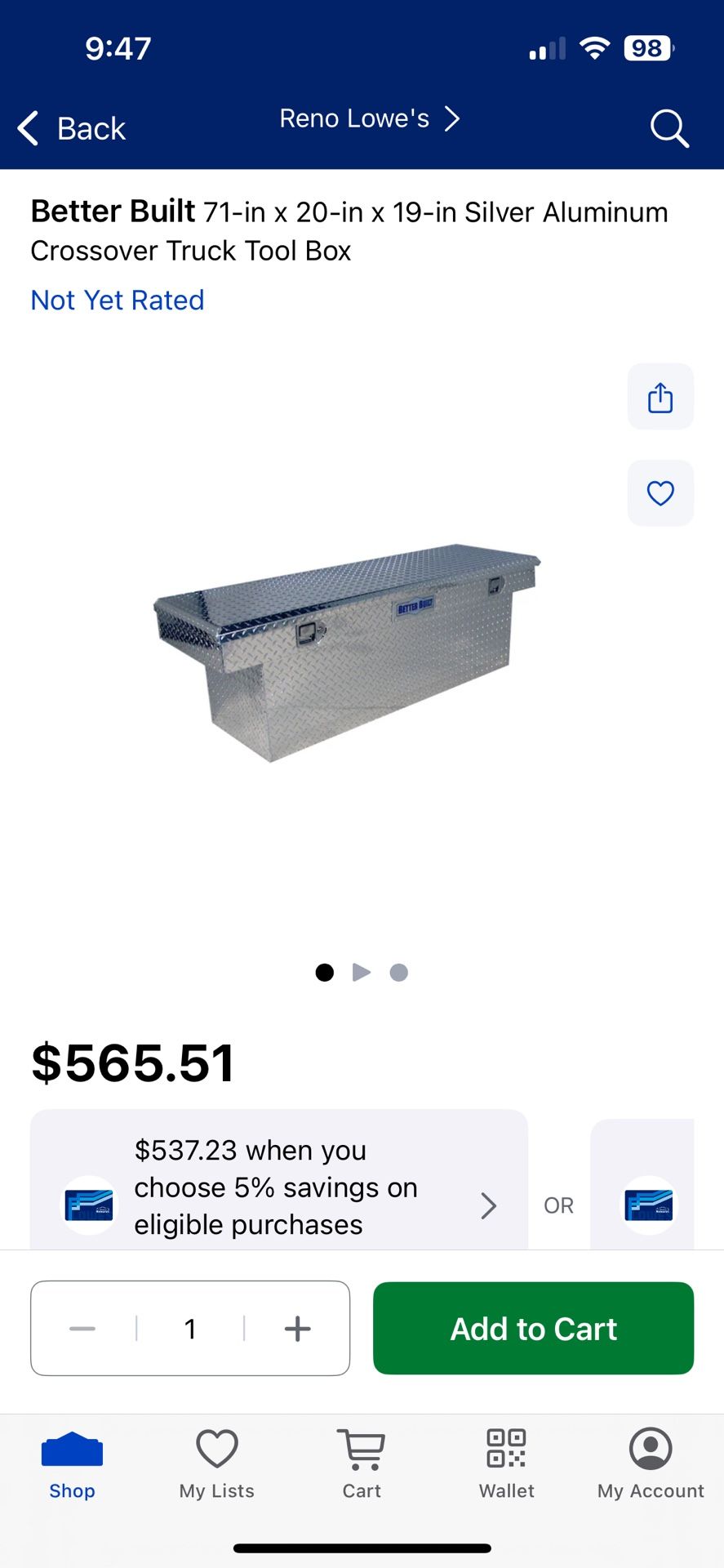 Kobalt Tool Box