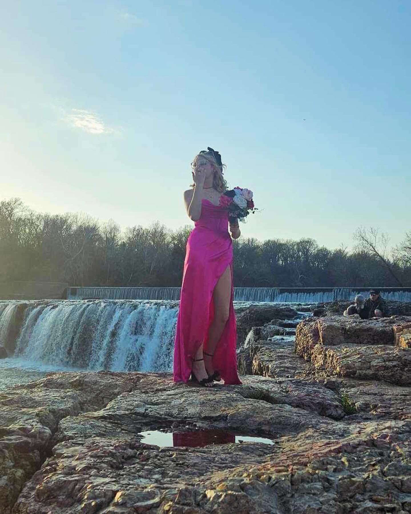 Hot Pink Prom Dress