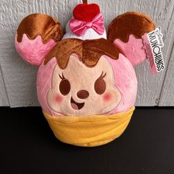 Strawberry Sundae Waffle Bowl Minnie Mouse 10-inch Plush