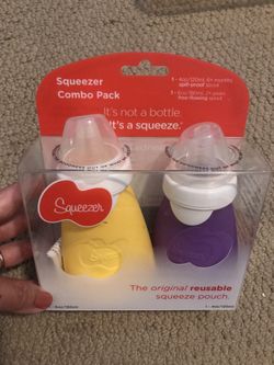 Squeezer - The original reusable squeeze pouch