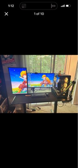 Custom Gaming PC Desktop Setup