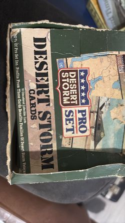 Desert Storm Cards 