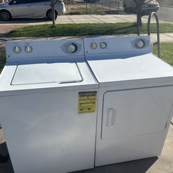 GE Washer And Electric Dryer Both Working Great! Delivery Is 50$ 30 Day Warranty!