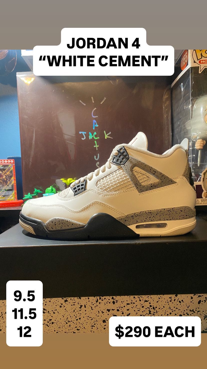 JORDAN 4 WHITE CEMENT