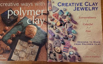 2 polymer clay books crafts