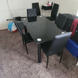 Dining Set 4 Chairs