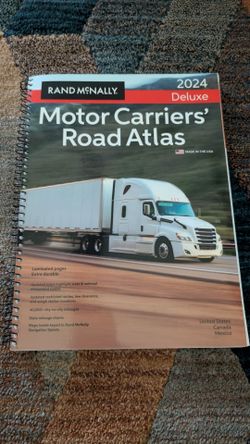 Rand McNally Motor Carriers road atlas - 2024