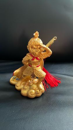 Golden Monkey King (Wukong) with Staff