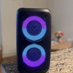 Wireless Dual Speaker 🔊✨ Powerful Stereo Sound + RGB Lights – Perfect for Parties Camping & Home