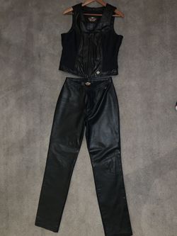 Harley Davidson women’s vest and pants