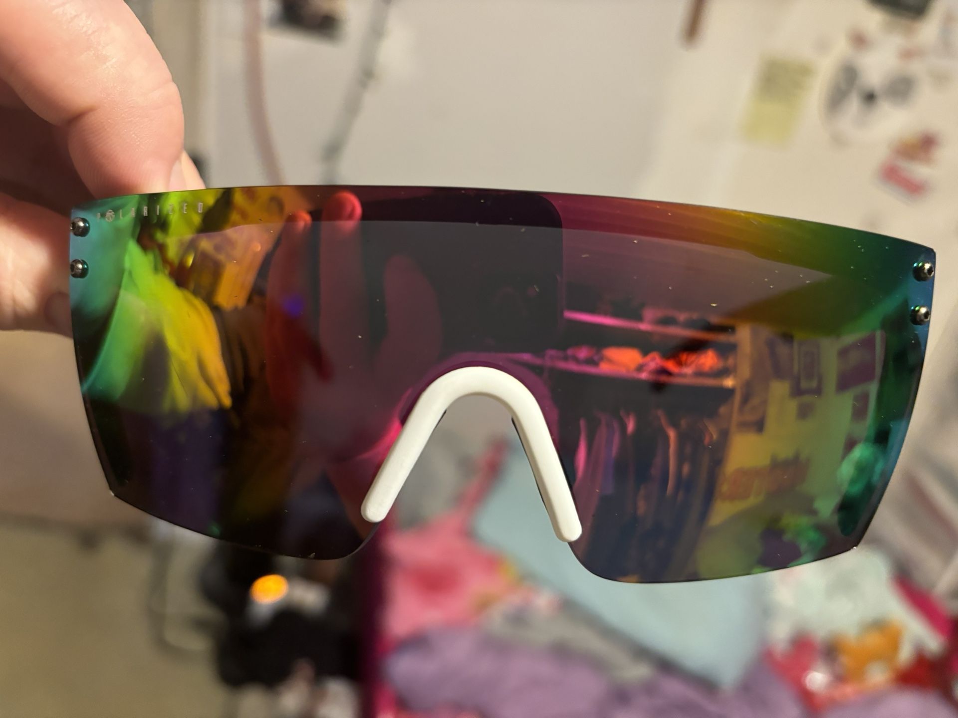 POLARIZED HEATWAVE LAZER FACE SUNGLASSES