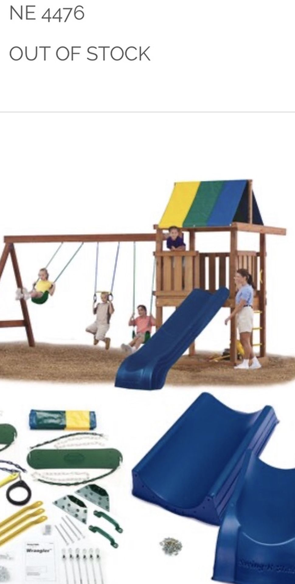 Outdoor Play Set With Slide