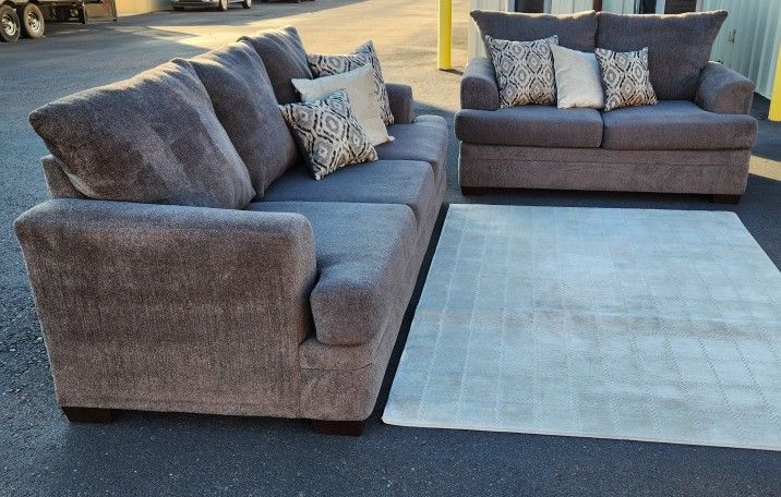 AFW Pewter Couch Set 