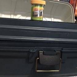 Three Test Plano Tackle Box With 3 Lures 3 Flies And Power Bait Etc