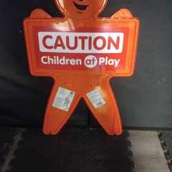 Brand New Children At Play Street Sign