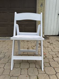 16 SIMPLEX Resin Folding Chairs, Padded Seat, 800 lb capacity