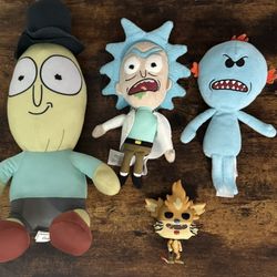 Rick and Morty Plush Lot $10 for All xox
