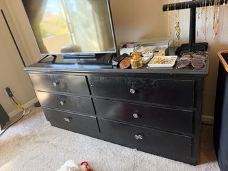 Black dresser