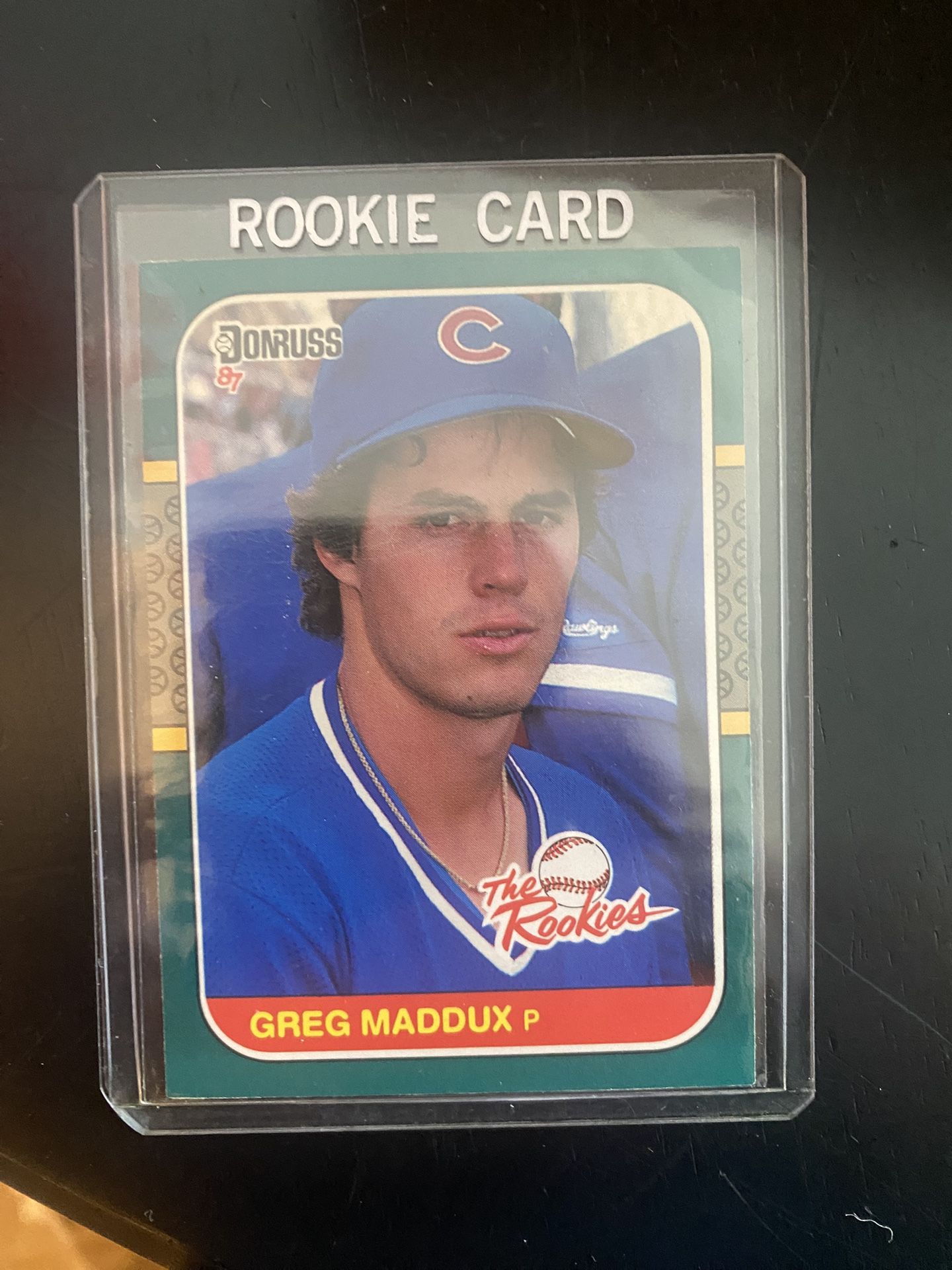 1987 DONRUSS THE ROOKIES #52 GREG MADDUX ROOKIE CARD | Great Centering HOF Cubs