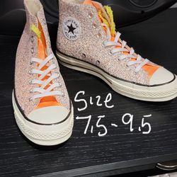 New Converse All Star Chuck Taylor Glillter Size 7.5 Men's 9.5 Women’s 