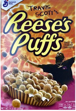 Travis Scott Reese’s Puffs Cereal Limited Edition NEW