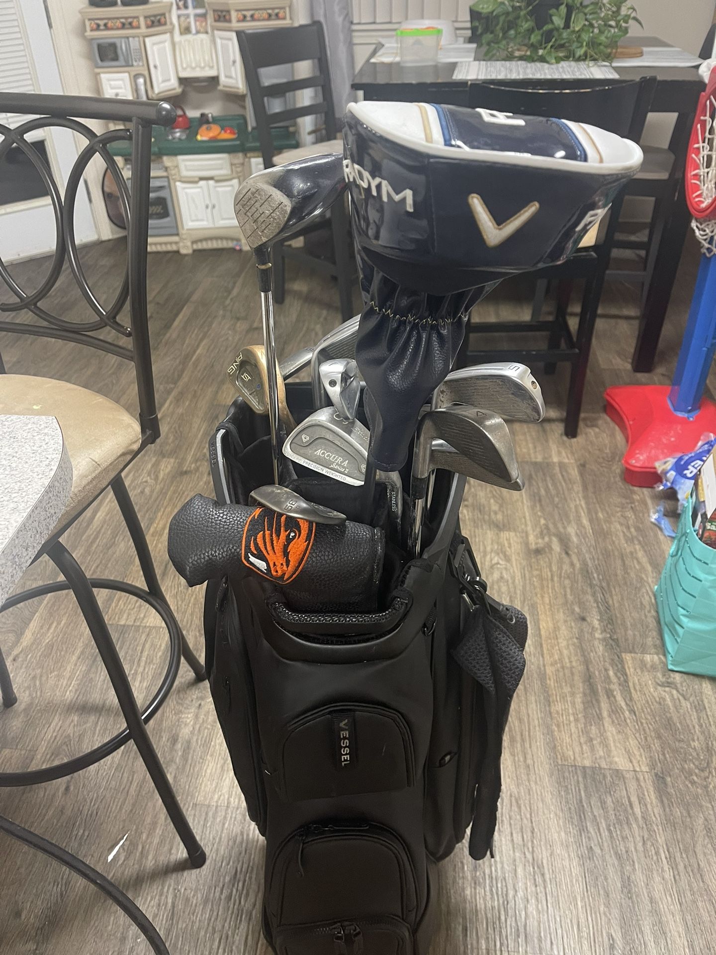 Golf Clubs And Bag