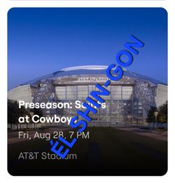 Dallas Cowboys Home Games Tickets