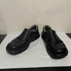 Merrell Shoes Mens 10 Black Moc Leather SlipOn Loafer World Passport