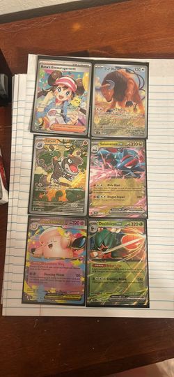 Pokémon Card Lot of 6 Holos and EX Cards