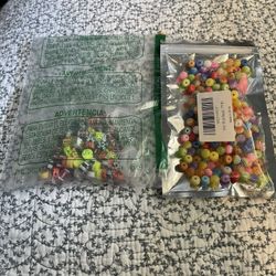 8mm Stripe Beads Set New Plus 100 Pieces Sports Style Beads New 