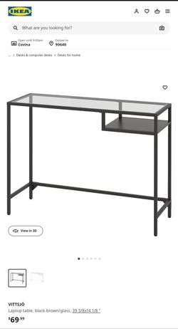 New Glass Desk (Ikea)