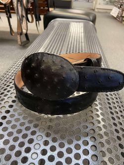 Nuevo cinturón de Piel original color negro