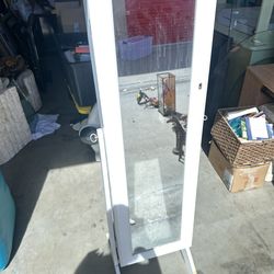 standing mirror jewelry cabinet