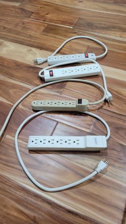 GE Power strip with on/off switch