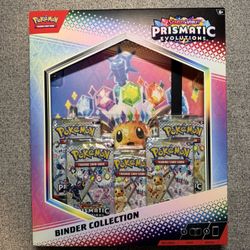 Pokemon Prismatic Evolutions Binder Collection