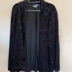 Black Sequined Cardigan 