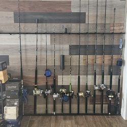 Complete Set All Reels And Rods Included.