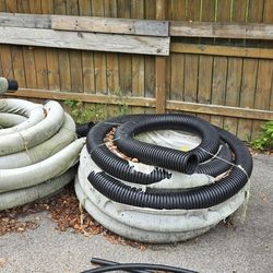 4" perforated drain pipe with sock