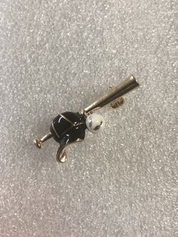 Gold Filled baseball brooch
