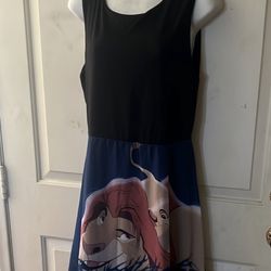 Hot Topic Black and Blue Lion King chiffon Dress hot topic New 