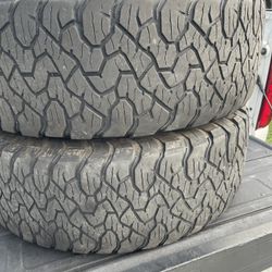   (2).  Lt 275/65 R 20   BF Goodrich All Terrain K03