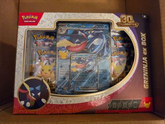 Pokémon TCG Greninja ex Box 30th Celebration