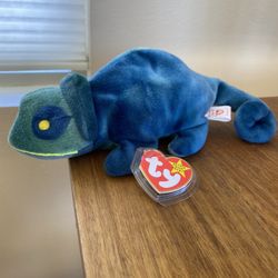 Beanie Baby Rainbow The Iguana *Rare* Tag Errors *Mint*